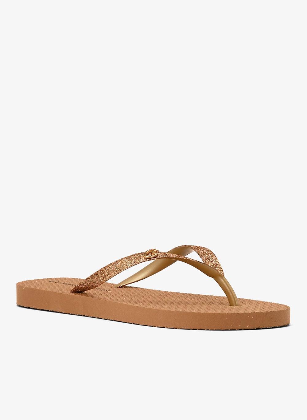 Golden Shine Flat Flip-Flop Brazil Classic Fit - Image 1