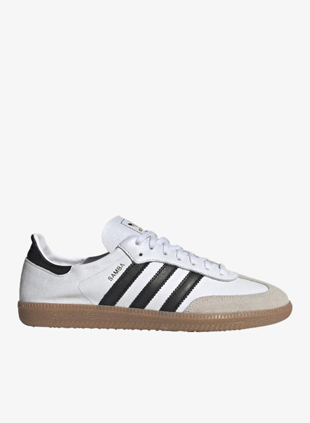 Samba Decon Leather Sneakers FTWWHT CBLACK GREONE - Image 1