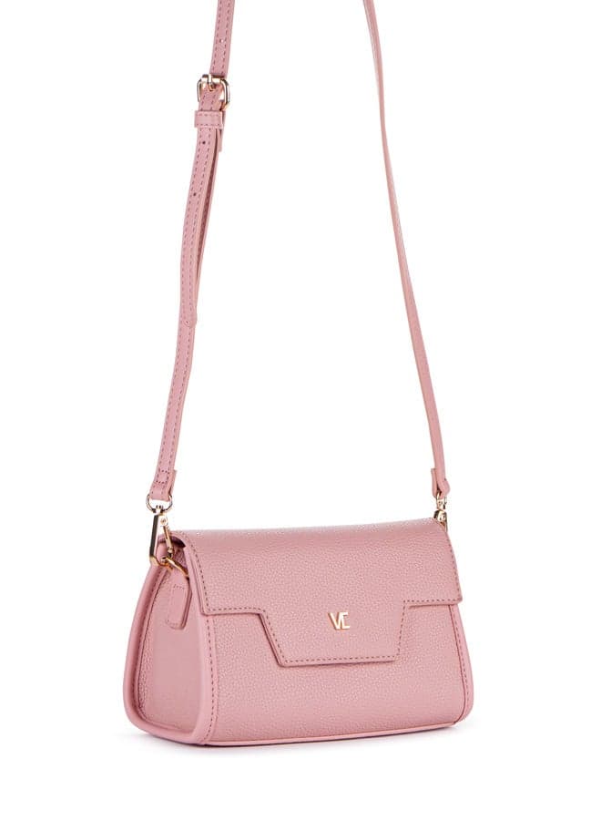 Vi20429217 Pink PU Shoulder Bag for Women - Image 1