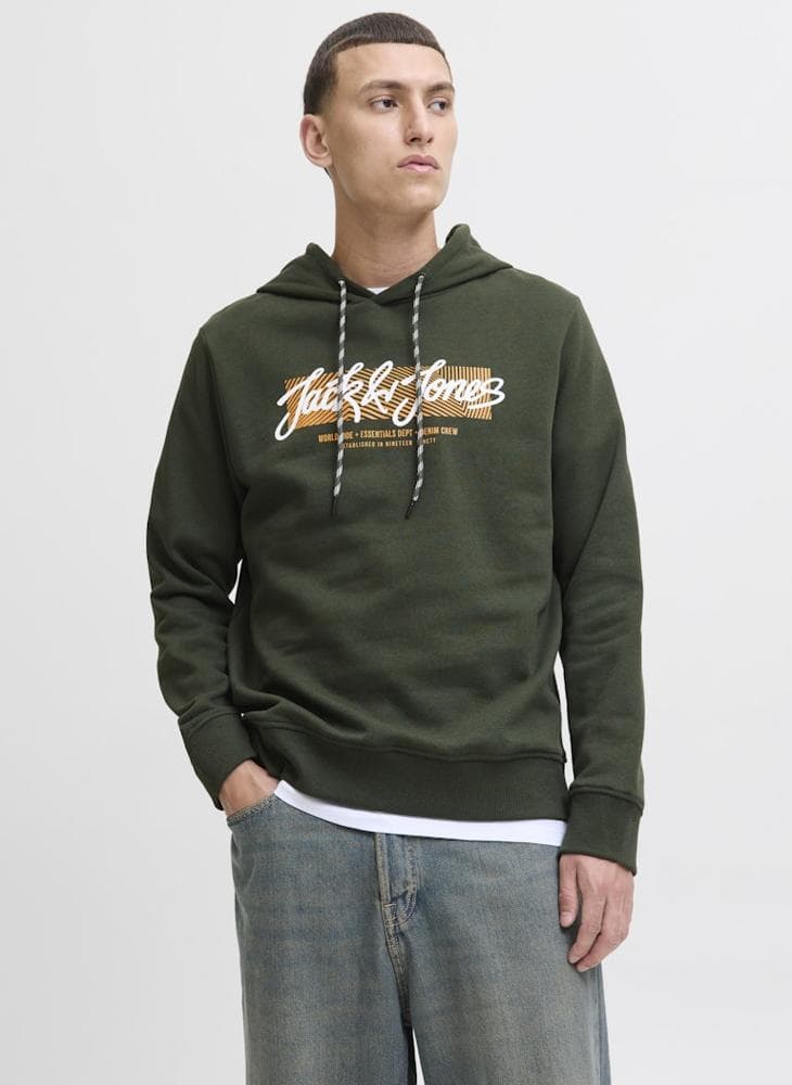 Logo Regular Fit Pullover Hoodie 12279115 - Image 1