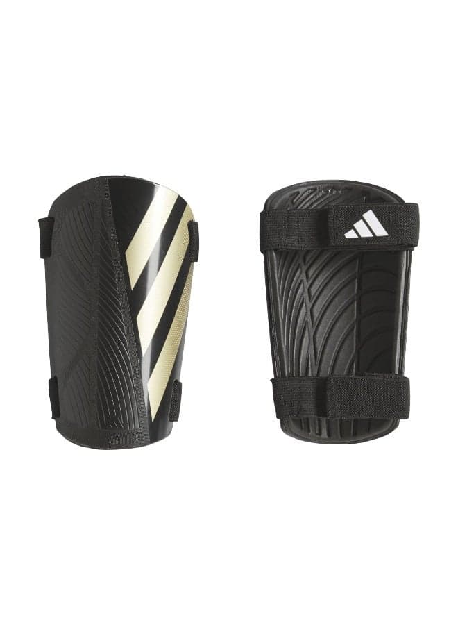 Tiro Training Shin Guards Black Gold Metallic - Image 1
