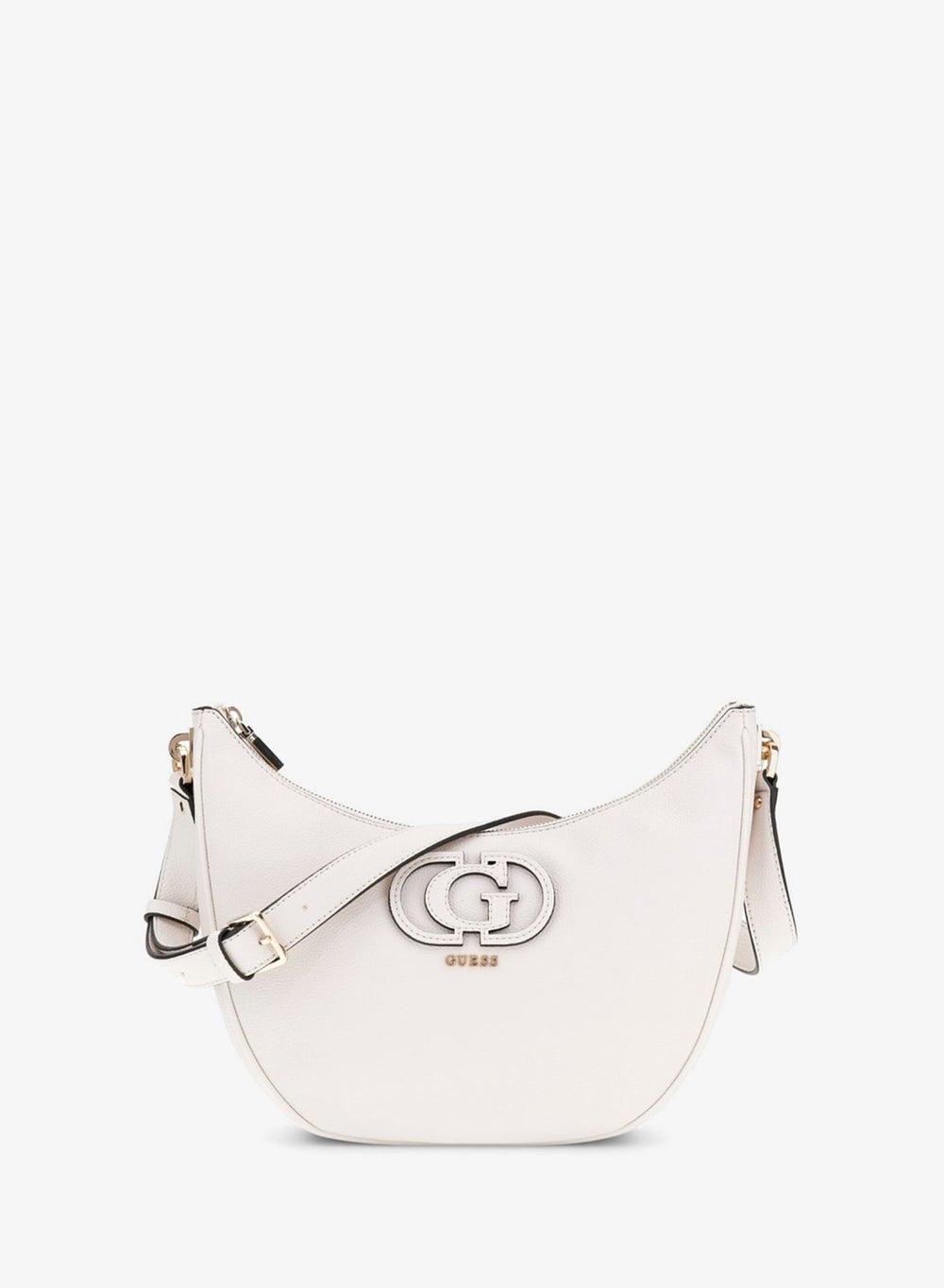 Calebra Off White PU Hobo Shoulder Bag Hwbg9536020 - Image 1