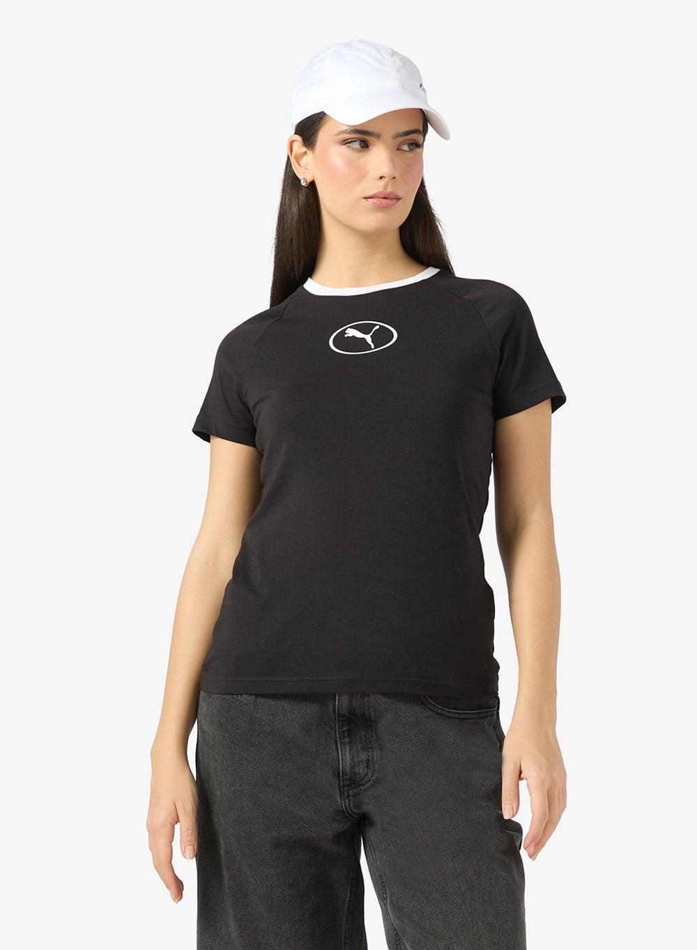 PUMA T7 Graphic Logo Slim T-Shirt 68812001 - Image 1
