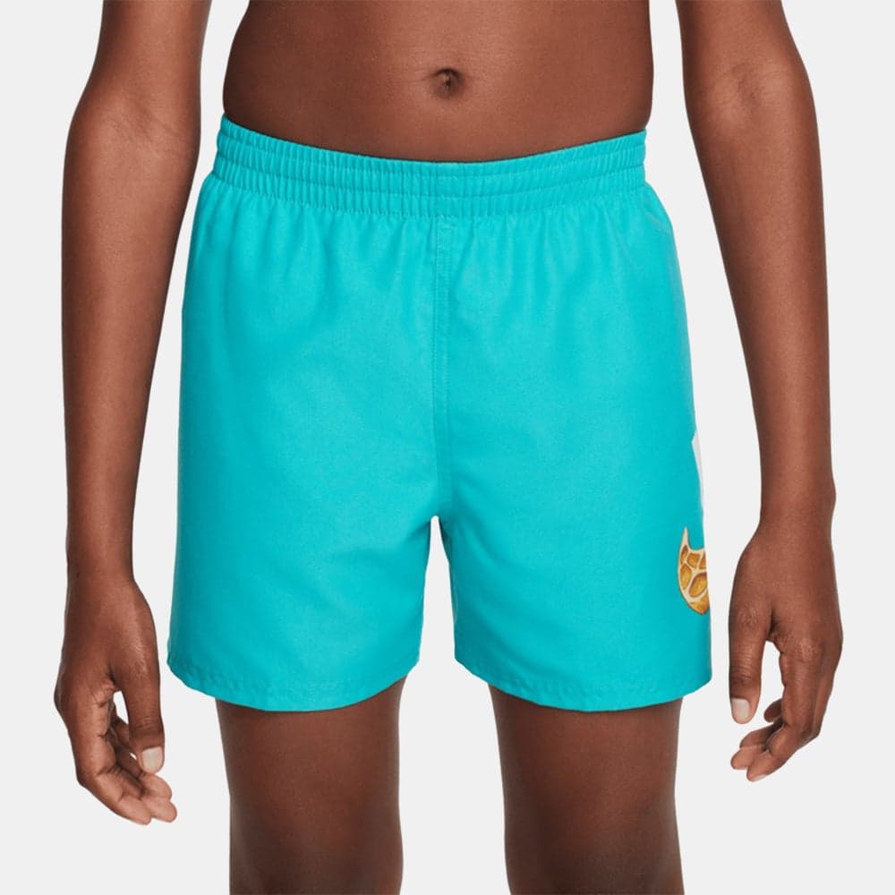 Nike Kids Green Swim Volley Shorts - Image 1