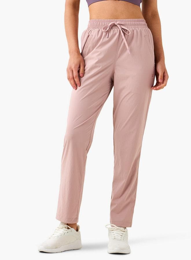 Kappa Light Pink Straight Fit Track Pants - Image 1