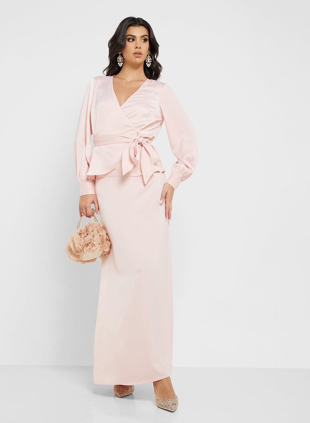 Vmlilja Blushing Rose A-Line Maxi Skirt 10333447 - Image 1