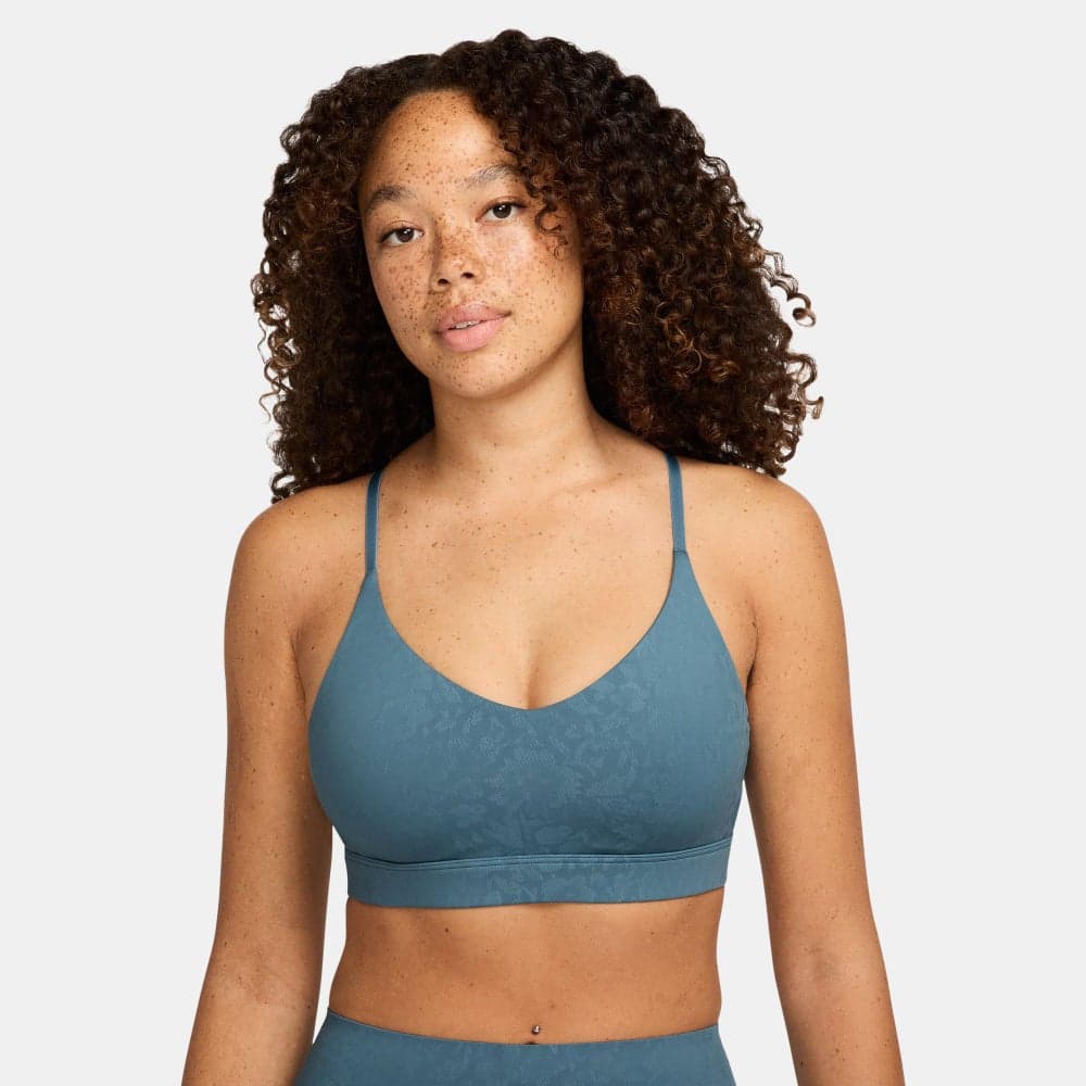 Nike Indy Nkhv1205 006 Light-Support Sports Bra Blue - Image 1