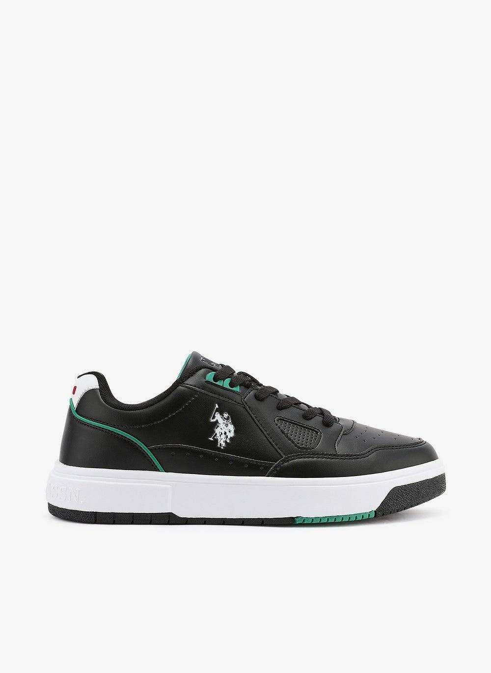 U.S. Polo Assn. Leni Black Low-Top Sneakers - Image 1