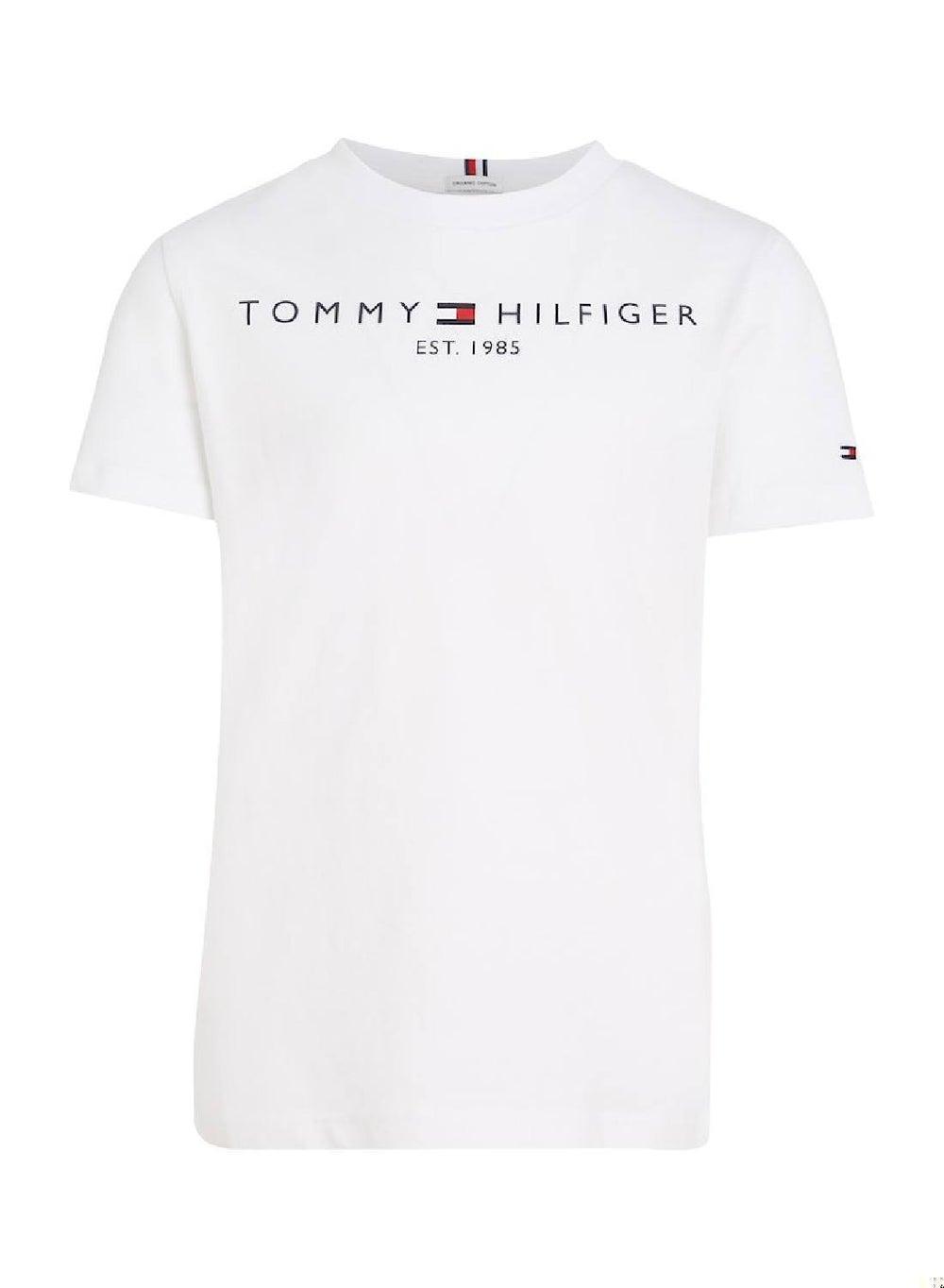 Essential Crew Neck Organic Cotton Tee White - Image 1