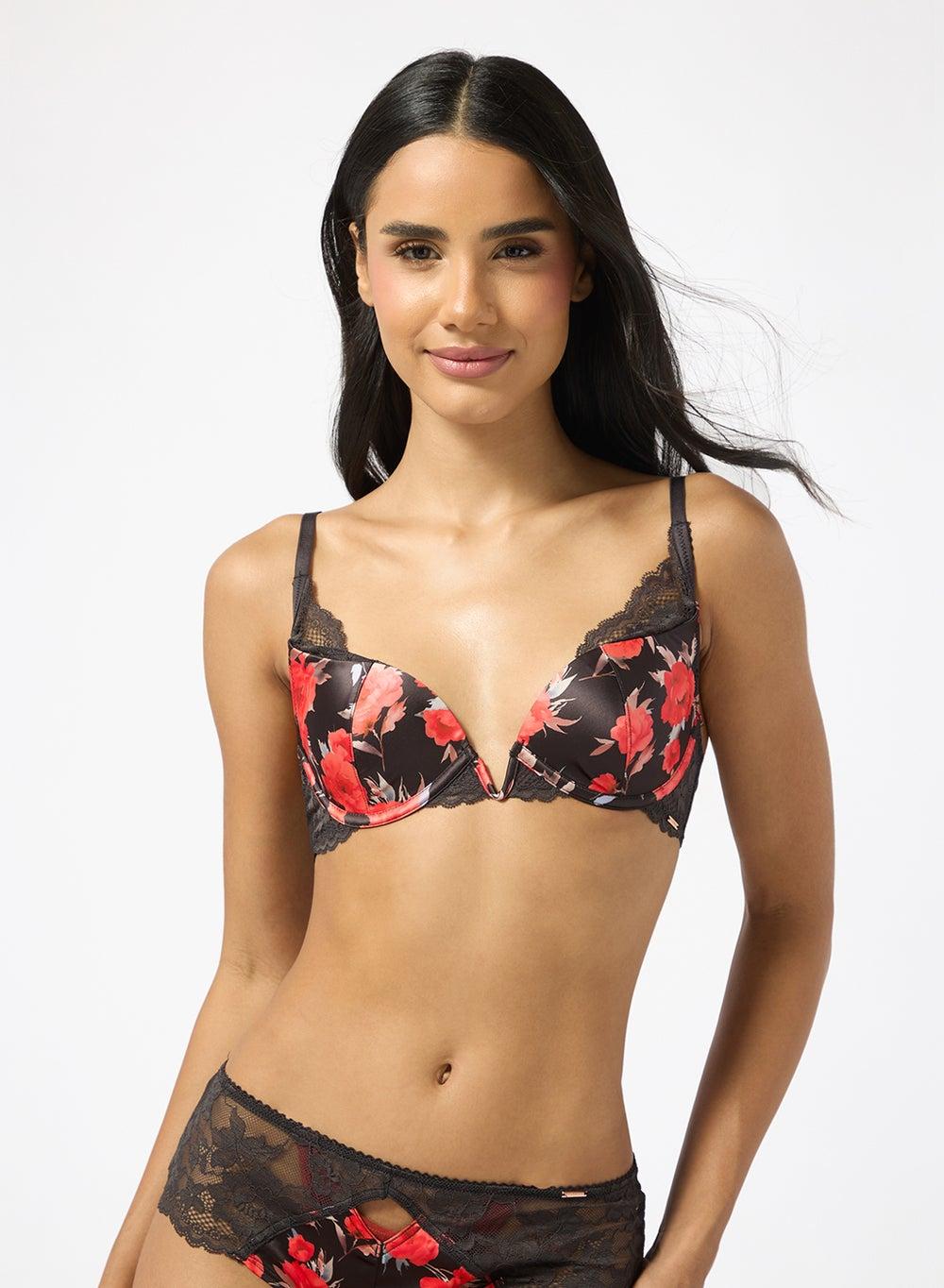 Dorina Light Padded Plunge Bra Fxpg0057Sw004 Black - Image 1
