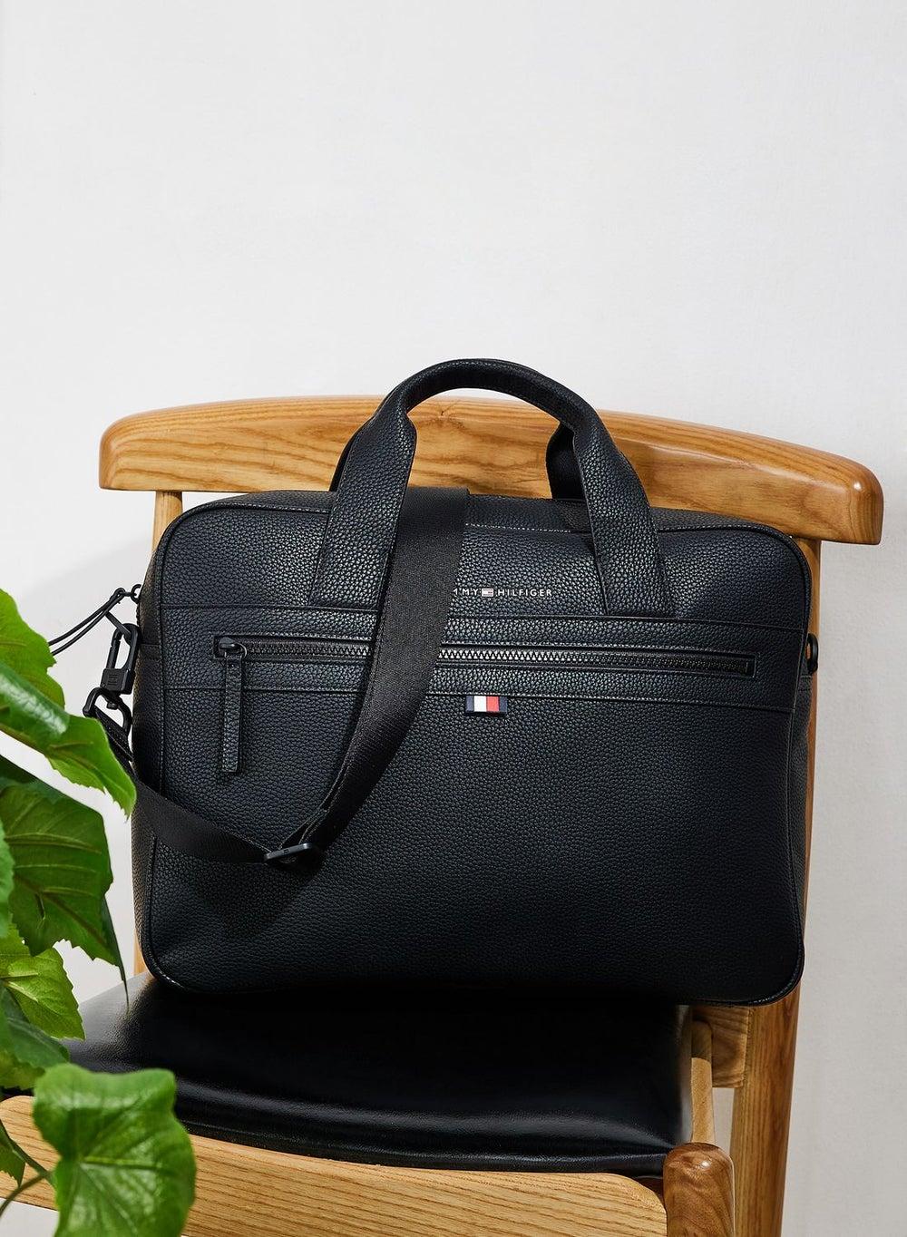 Tommy Hilfiger Logo Print PU Backpack AM0AM09507BDS - Image 1