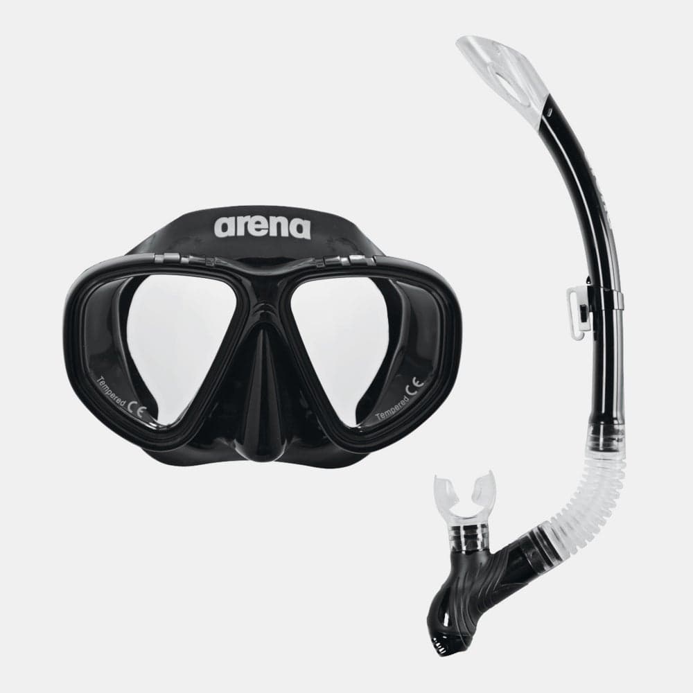 Kids Premium Snorkeling Set Black Double Lens Mask - Image 1