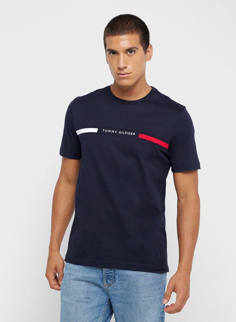 Logo Embroidery Insert Cotton Jersey T-Shirt MW0MW36498DW5 - Image 1