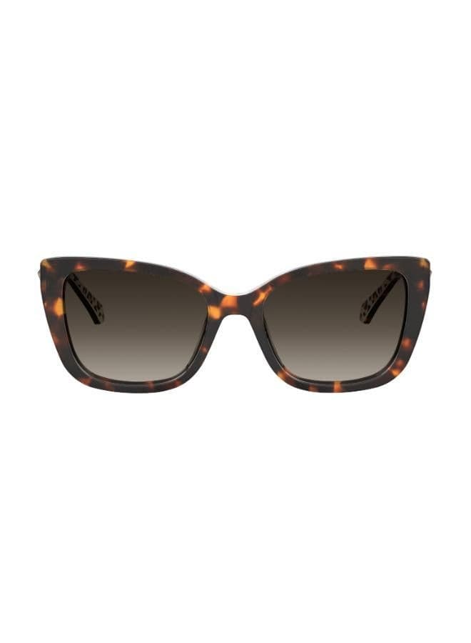 Moschino Love MOL073/S Rectangular Brown Sunglasses - Image 1