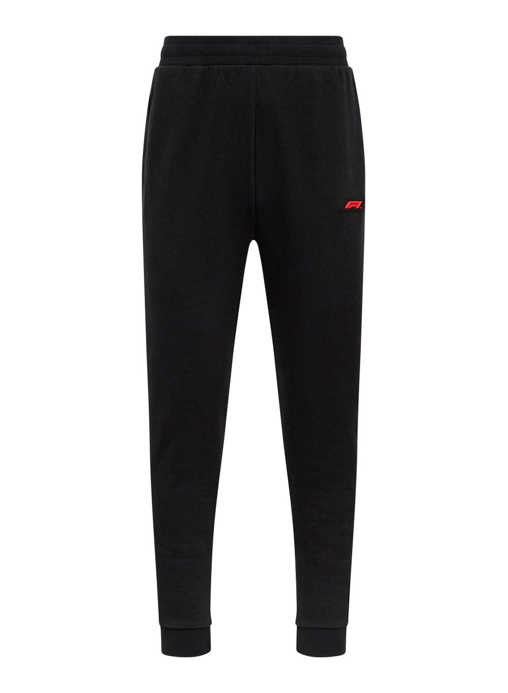 F1 FW Black Straight-Fit Men's Sweatpants - Image 1