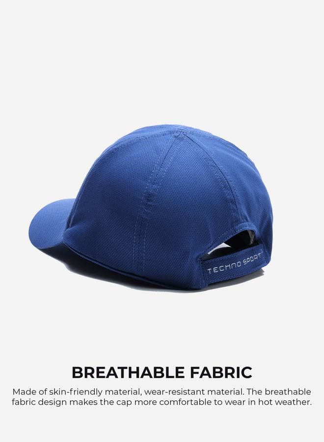 Unisex Blue Training Baseball Cap – Polyester Classic - Image 1