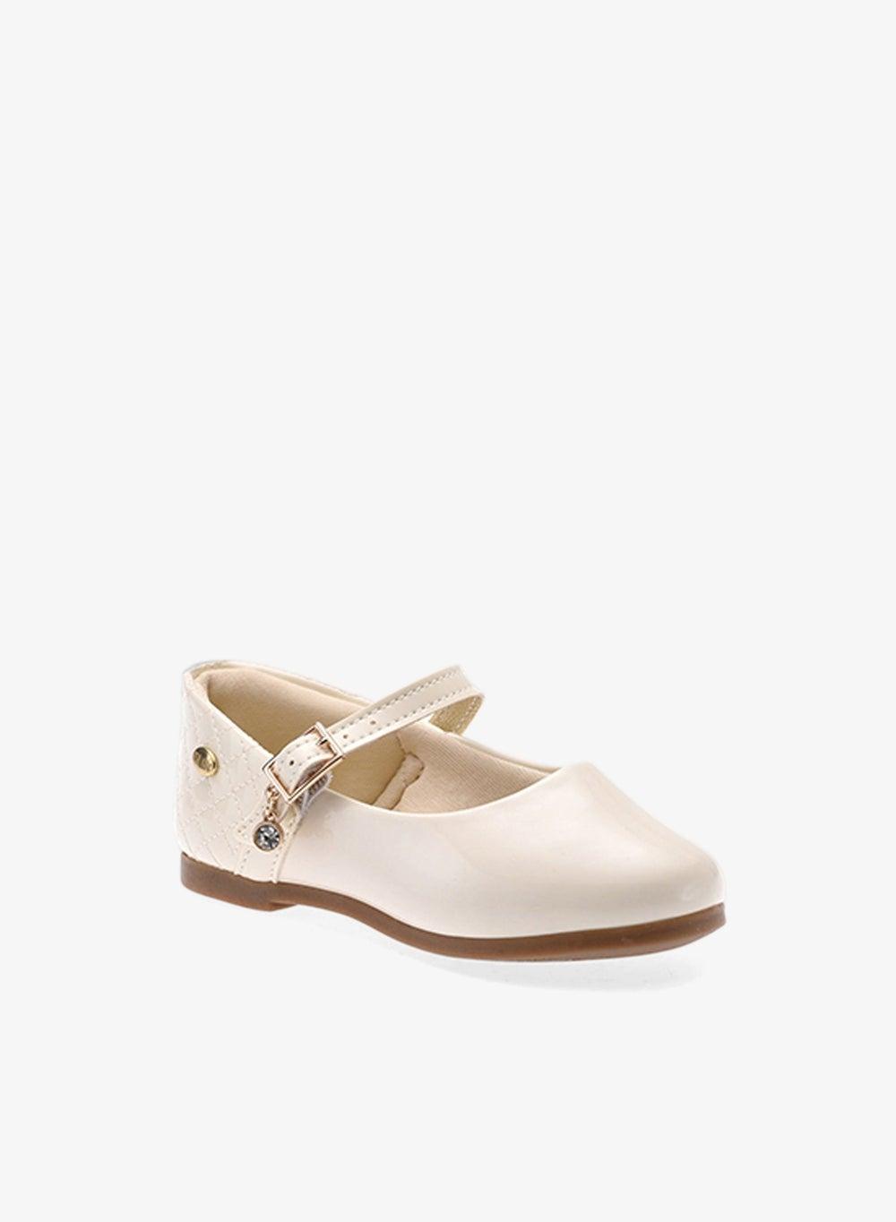 KLIN Princesa Off White Baby Girl Flats - Image 1