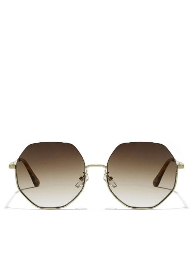 HEXA Blackout Hexagon Gold Women’s Sunglasses - Image 1