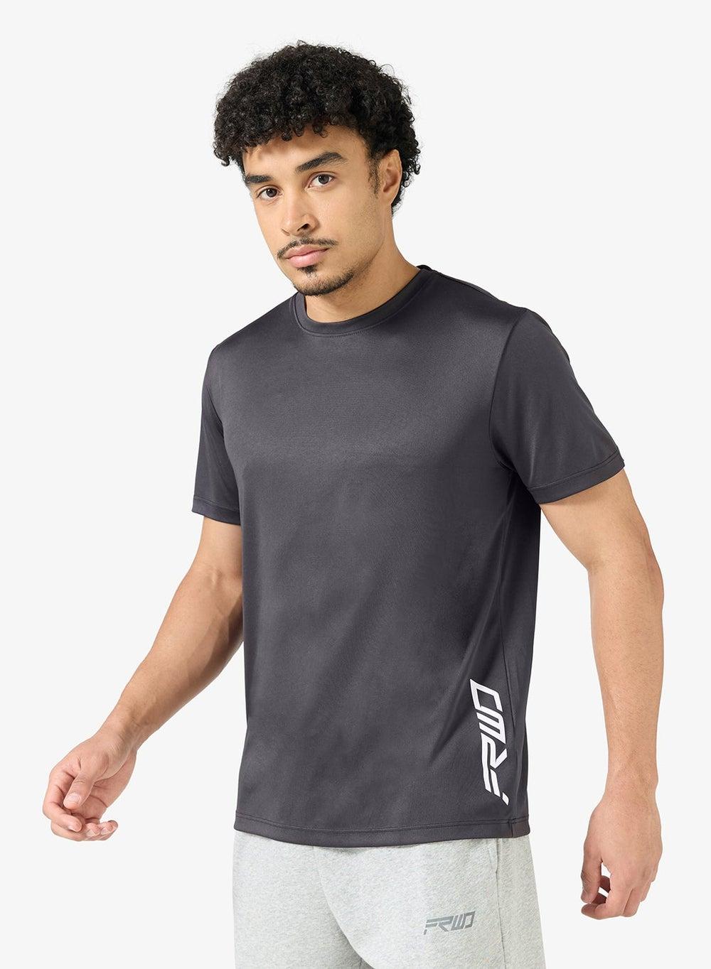 Zopts275 Men’s Black Logo Training T-Shirt - Image 1