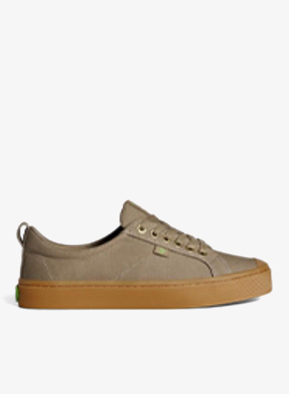 OCA Low Gum Burnt Sand Canvas Sneaker - Image 1