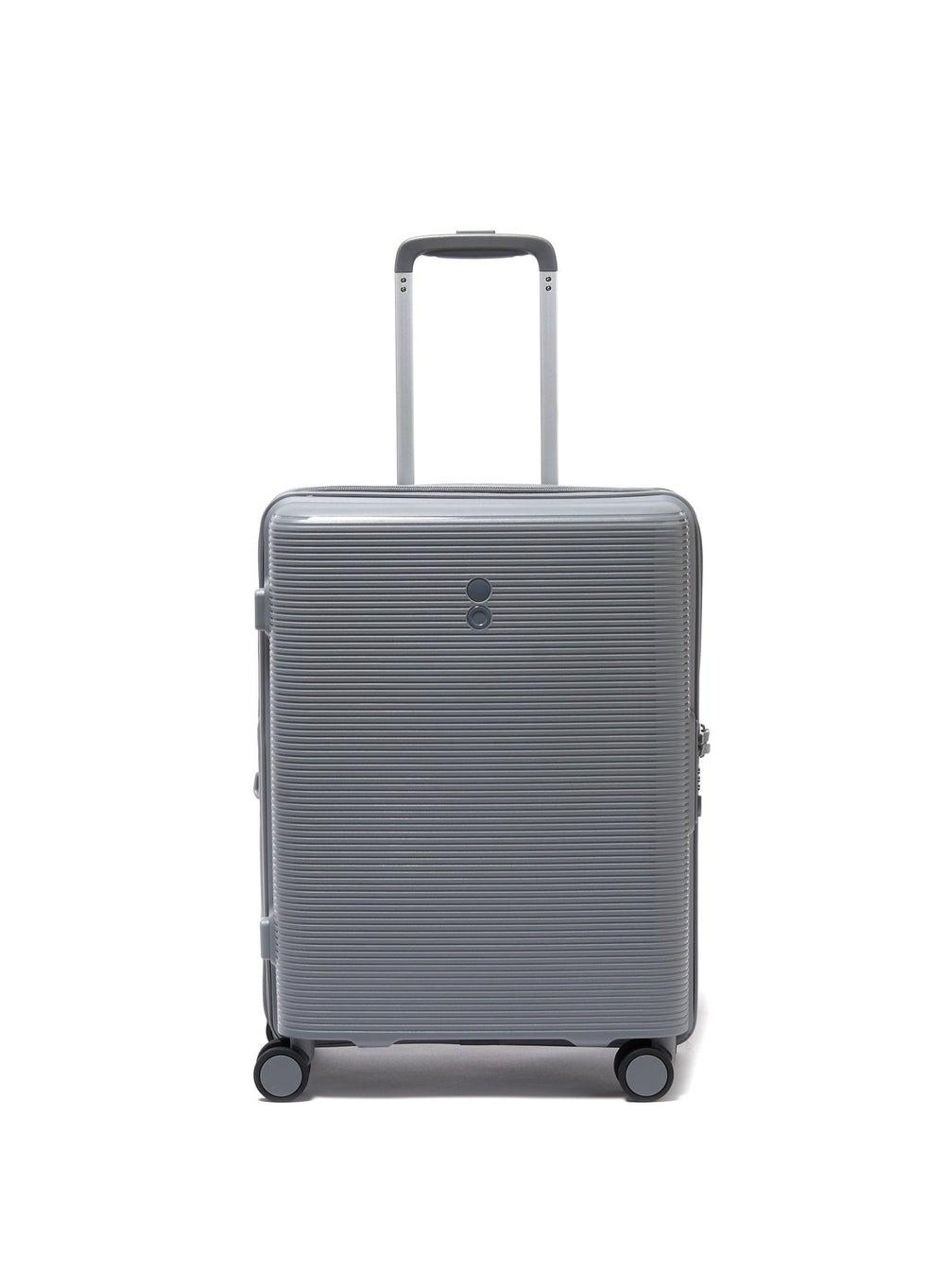 Forza 55cm Expandable Hardcase Cabin Luggage Gray - Image 1