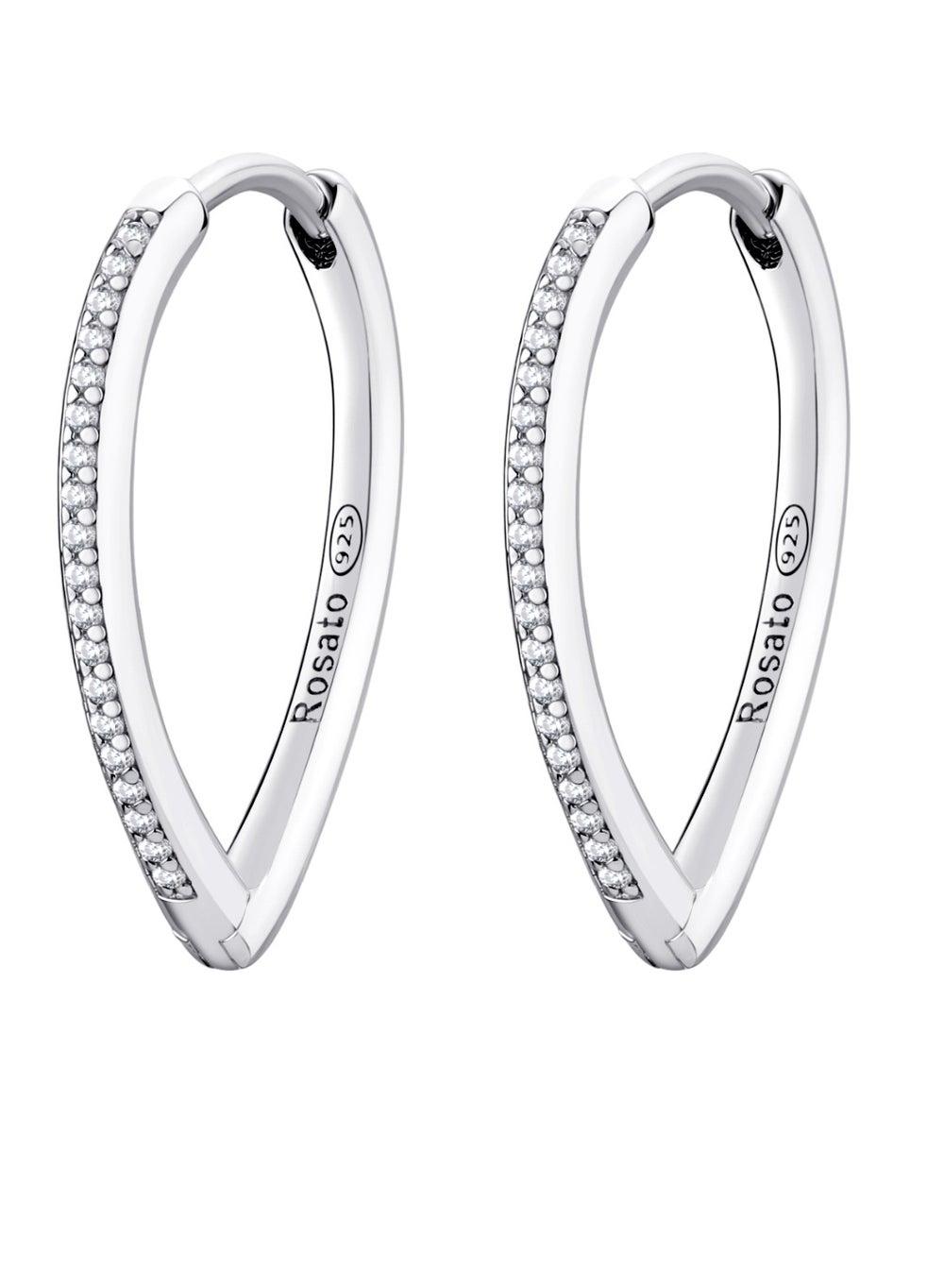 Sofia 925 Silver Earrings with 76 Zirconia - Image 1