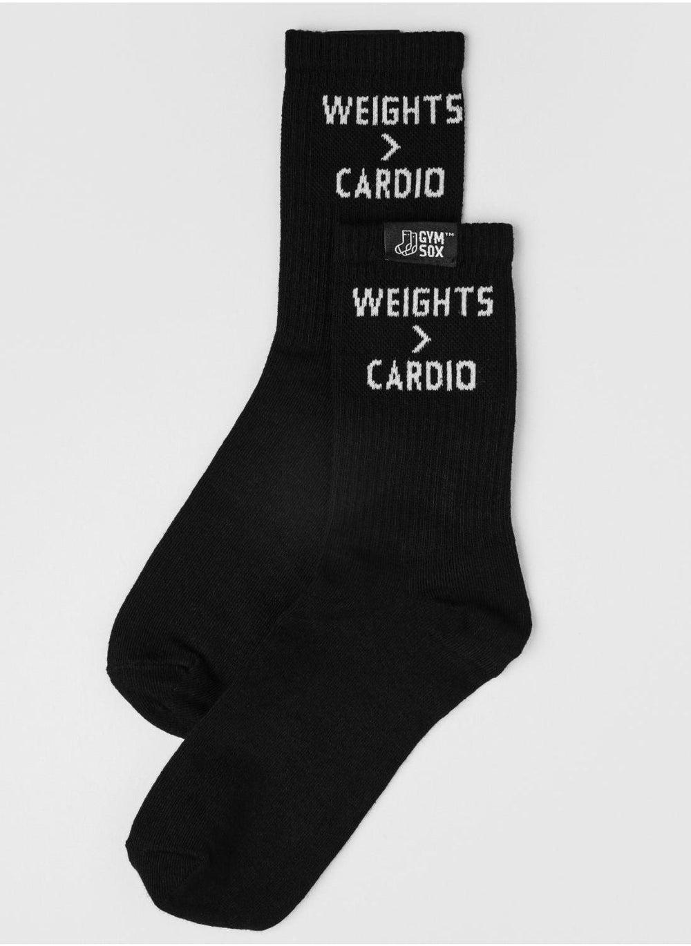 Weights Over Cardio Graphic Training Socks - Image 1