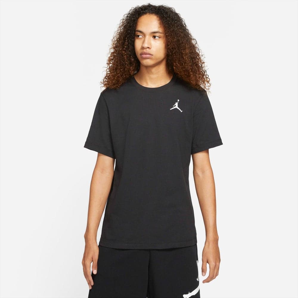 Jordan Jumpman Men's Black Cotton T-Shirt - Image 1