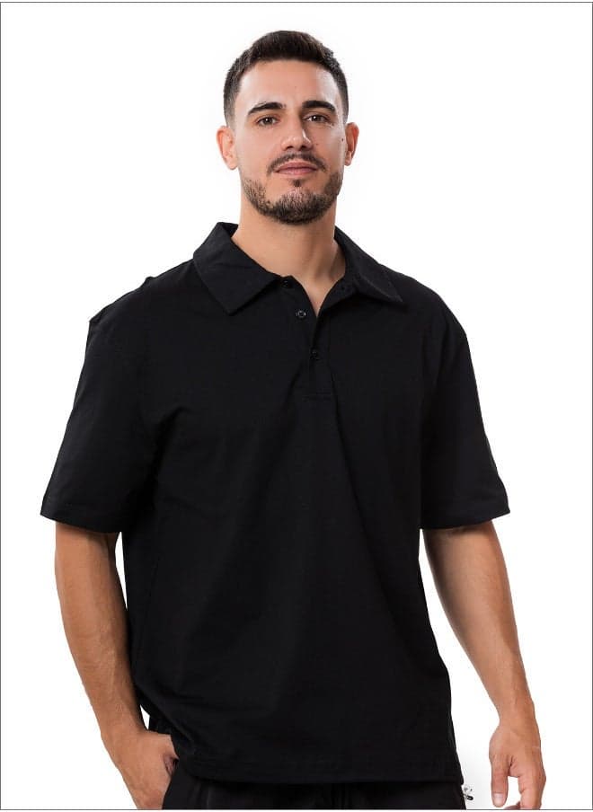 TANJIM SQUAD Oversized Black Label Polo - Image 1