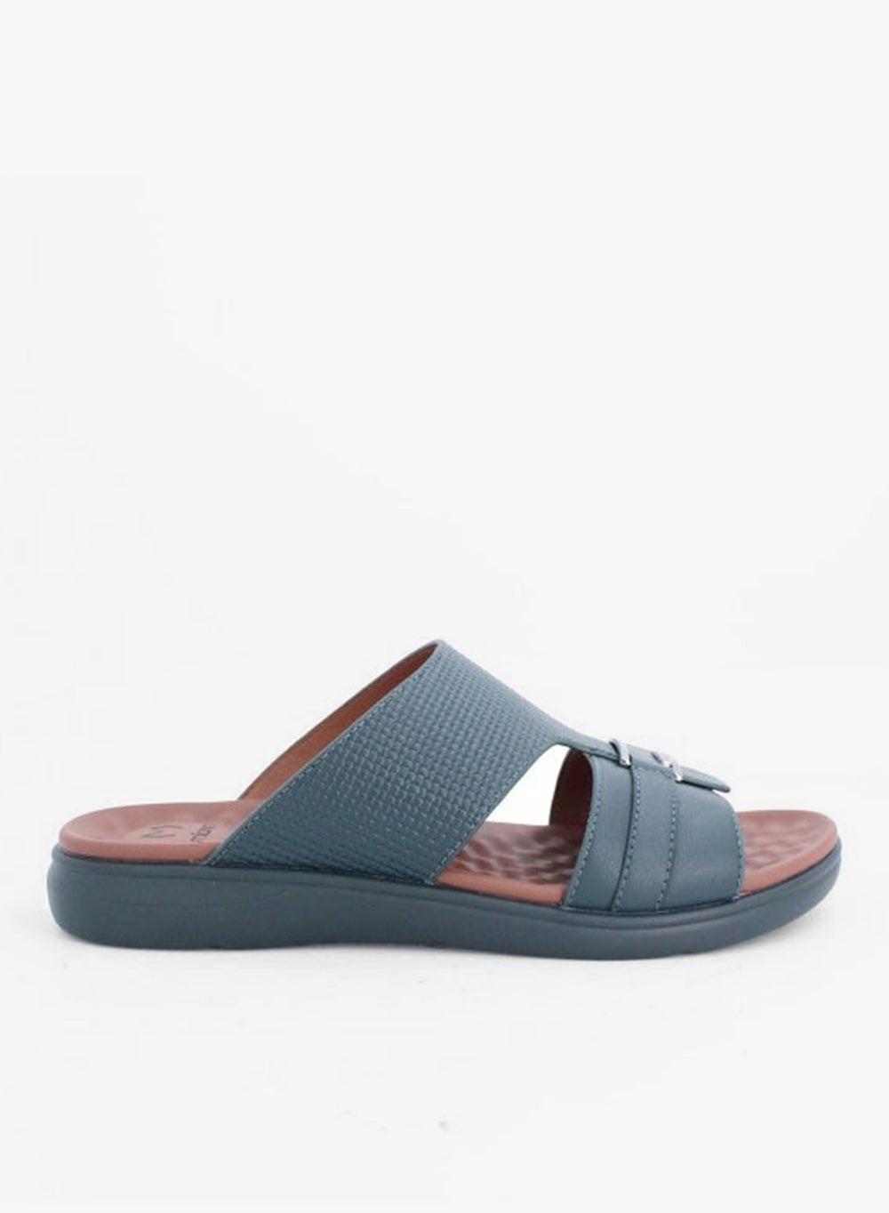 CARLO Teal Arabian Sandals in Faux Leather - Image 1