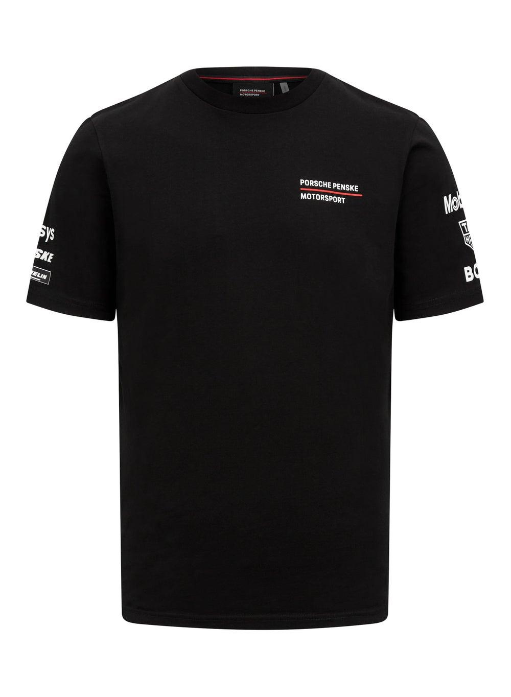 Porsche Penske FW Graphic Black T-Shirt - Image 1