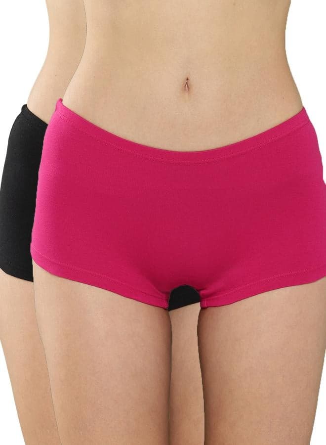 Leading Lady Cotton Boyshorts Pack of 2 Essentials - Image 1