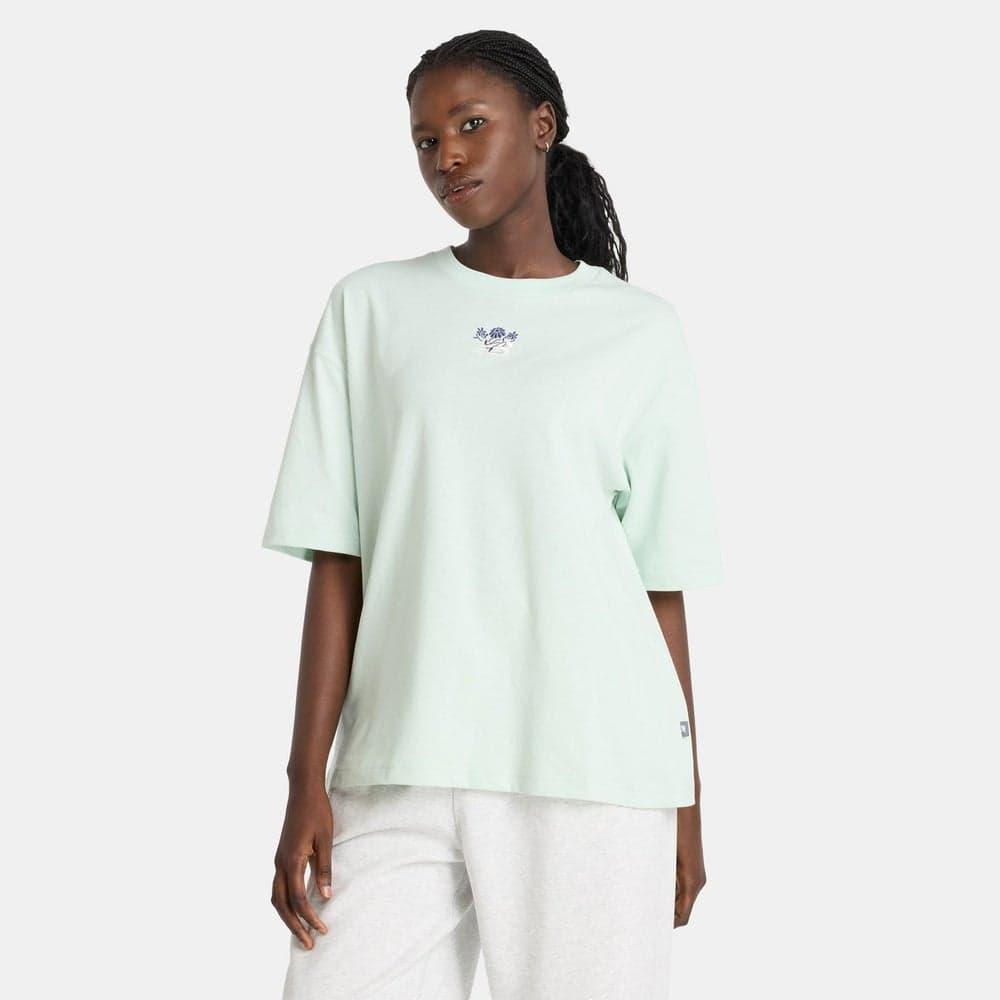 New Balance Women’s Athletics Flower Oversized T-Shirt - Image 1