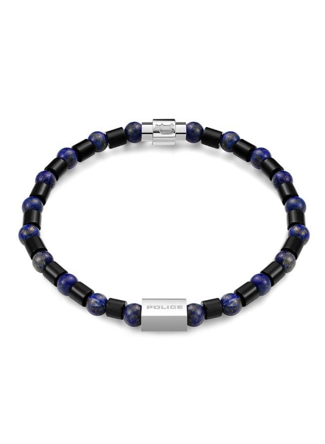 Urban Color Black & Blue Onyx Lapis Men’s Bracelet - Image 1
