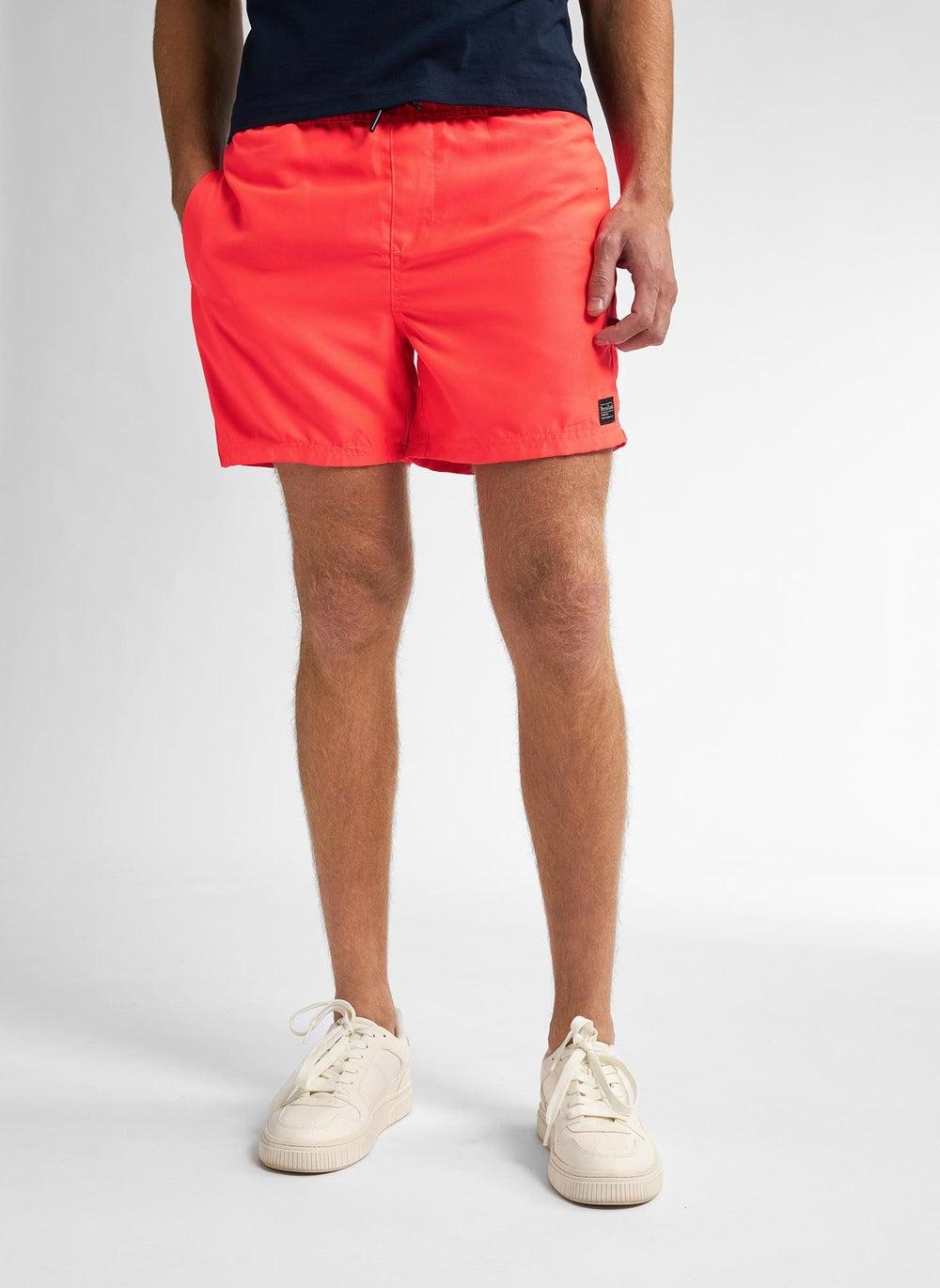 Fiery Coral Petrol Logo Men Swimshort - Image 1