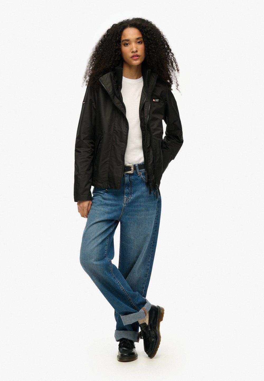 Women's Slim Fit Hooded Mountain Windbreaker Jacket - Image 1