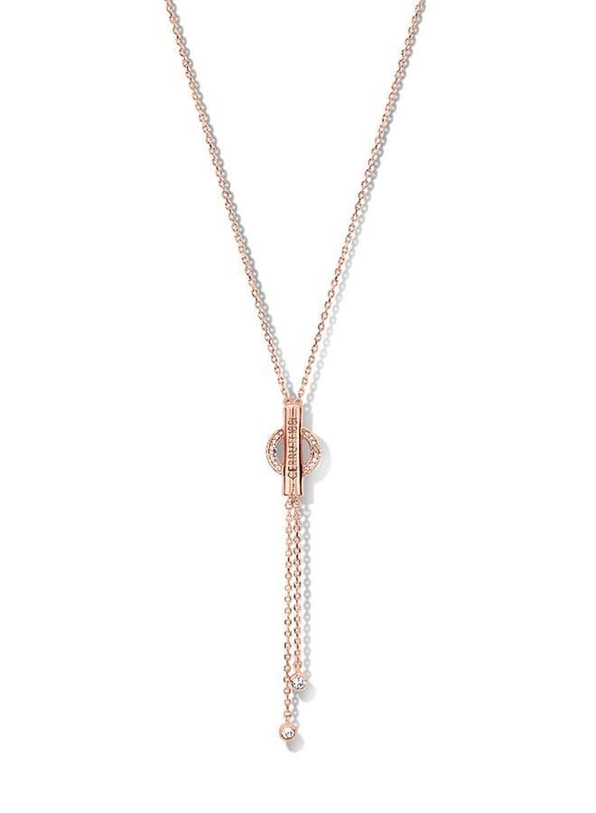 Rose Gold Stainless Steel Pendant Necklace for Women - Image 1