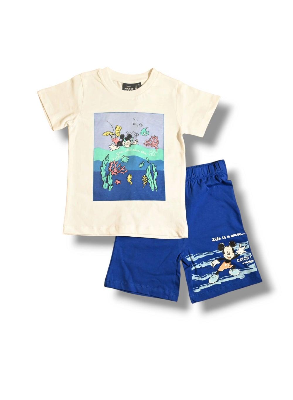 Mickey & Friends Boys T-Shirt & Short Set - Image 1