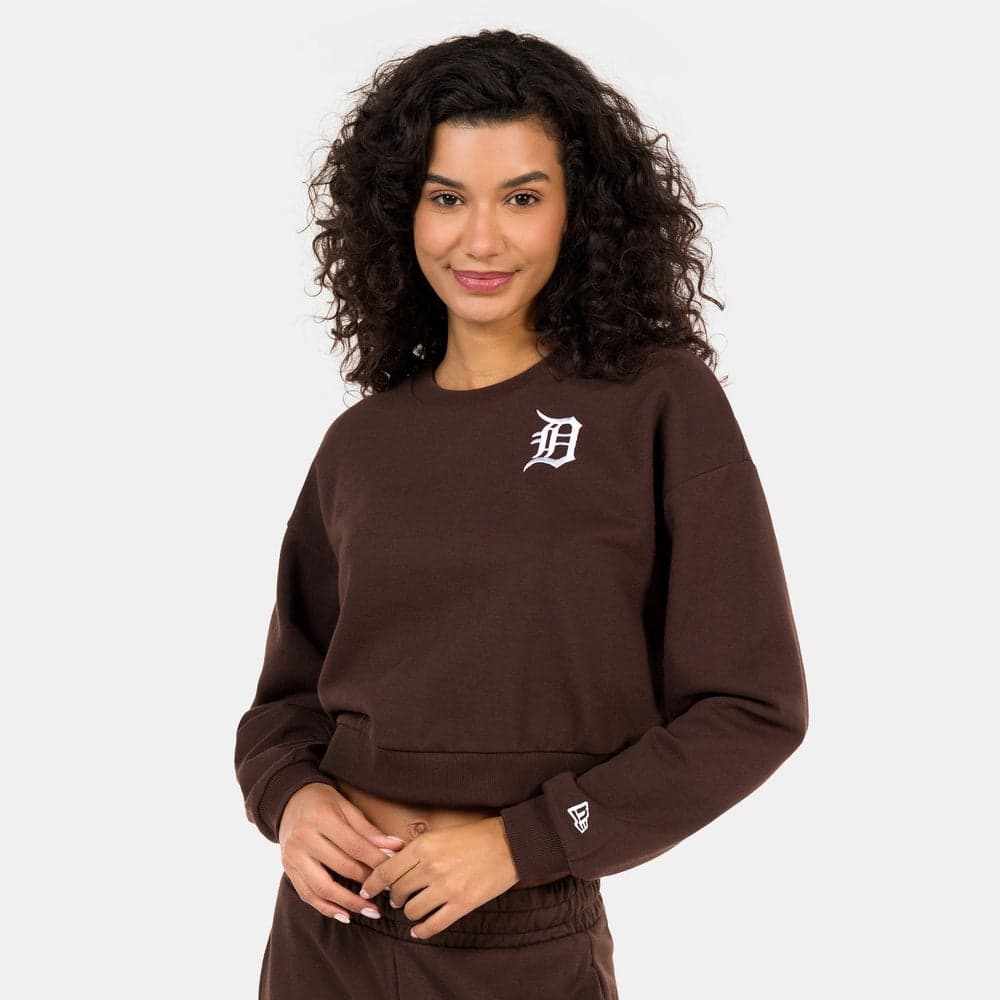 Detroit Tigers Cropped Sweatshirt for Women - Image 1