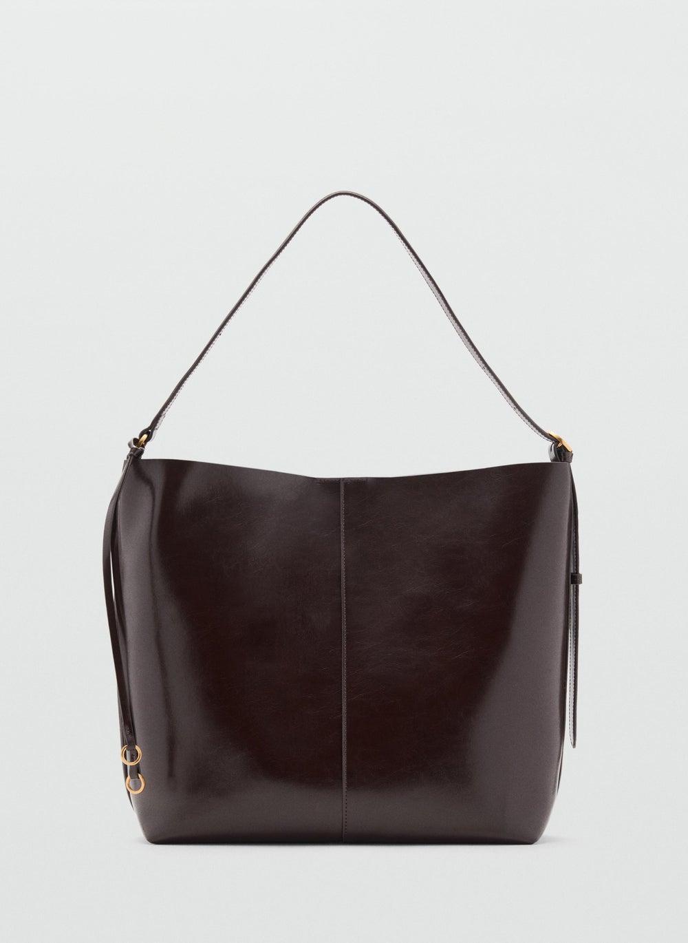 Chocolate Gloss Medium Shoulder Bag 17046355 - Image 1