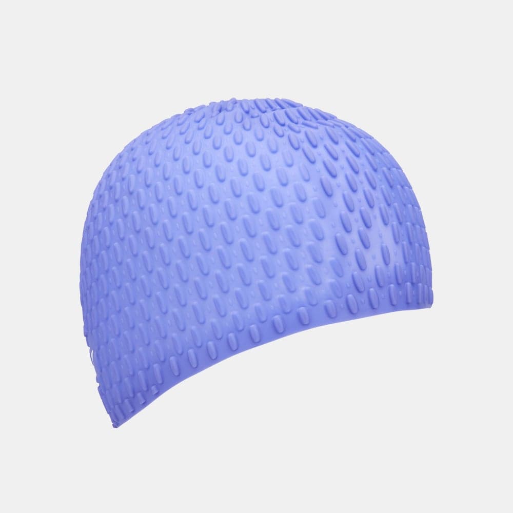 Bubble Silicone Swim Cap Pink Unisex Performance - Image 1