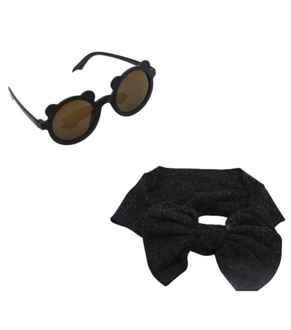 Aila Black Glasses & Headband Set Rhcww305 - Image 1