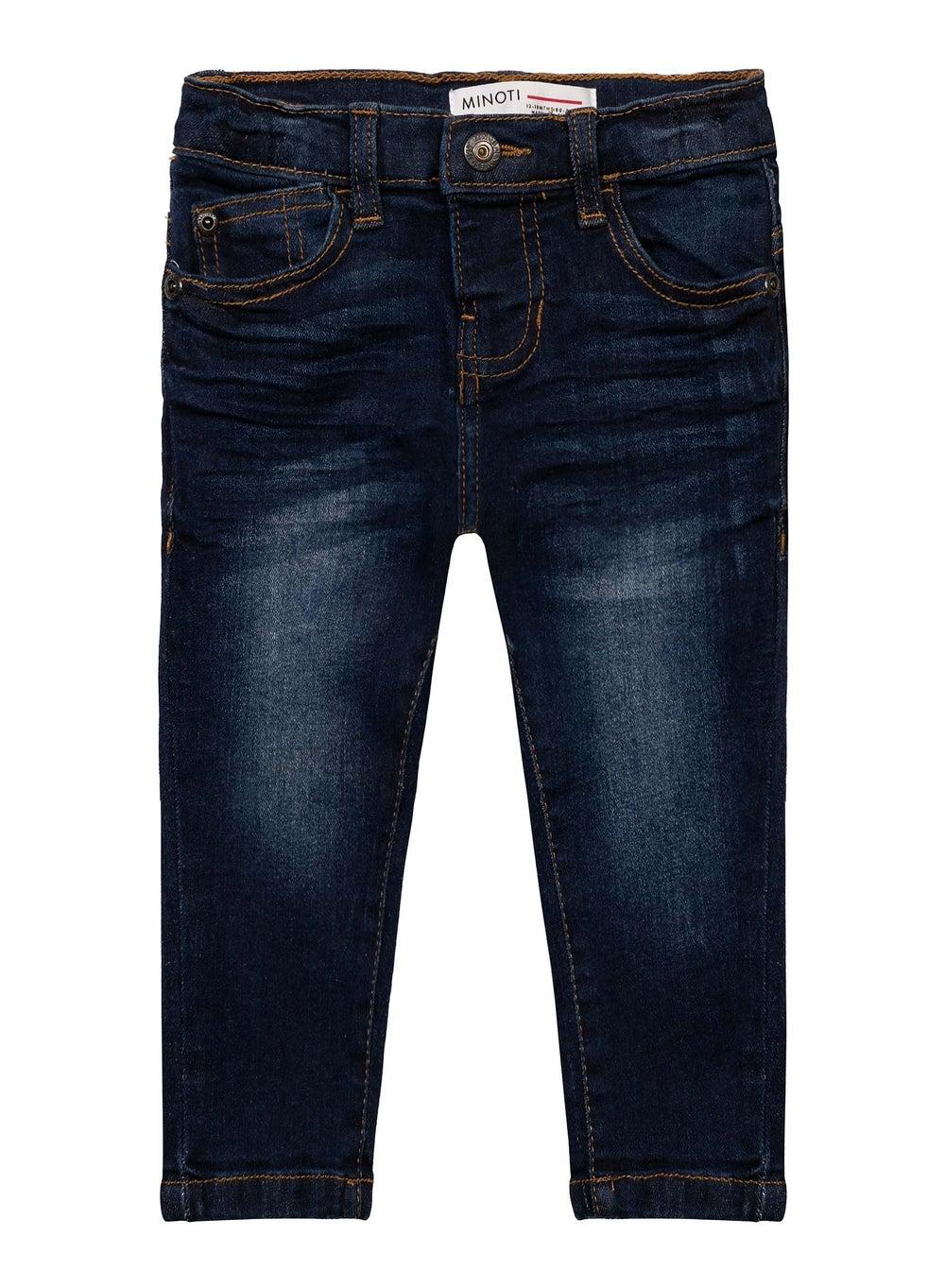 Boys Navy Straight Fit Denim Jeans Classic Comfort - Image 1