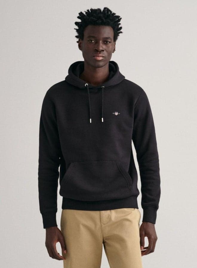 Gant Shield Embroidered Regular Fit Hoodie - Image 1