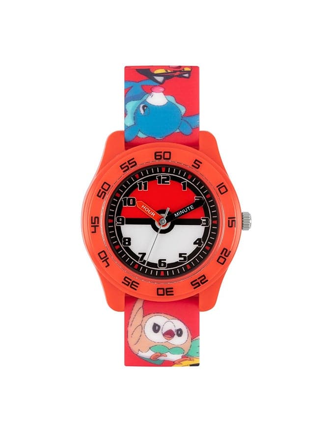 Boys Pokemon Analog Silicone Watch POK9023 32mm - Image 1