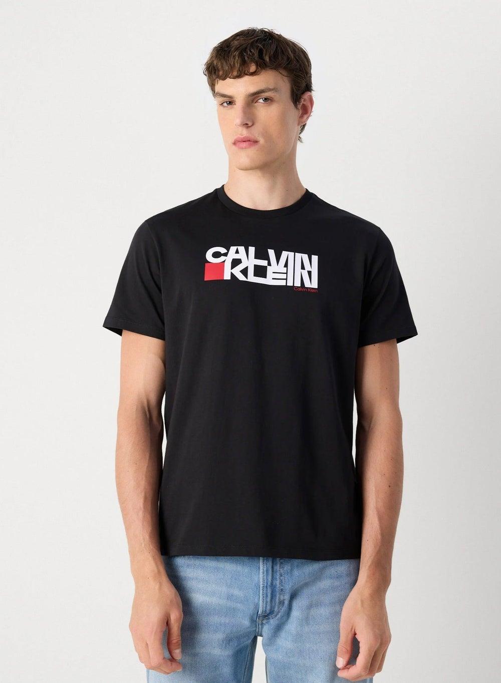 Calvin Klein 30S Logo Graphic Crew Neck T-Shirt - Image 1