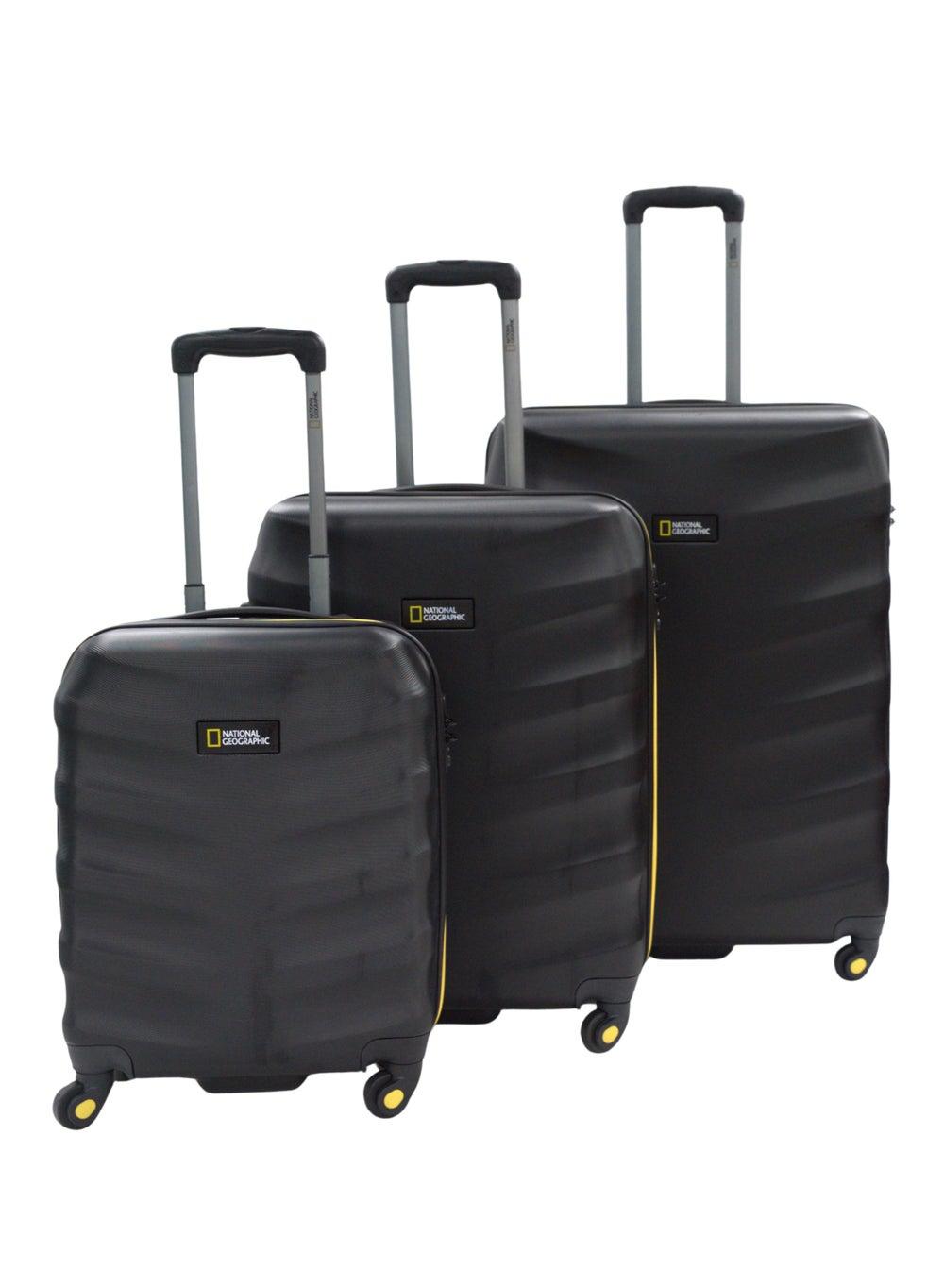 National Geographic Arete ABS 3-Piece Spinner Suitcase Set - Image 1