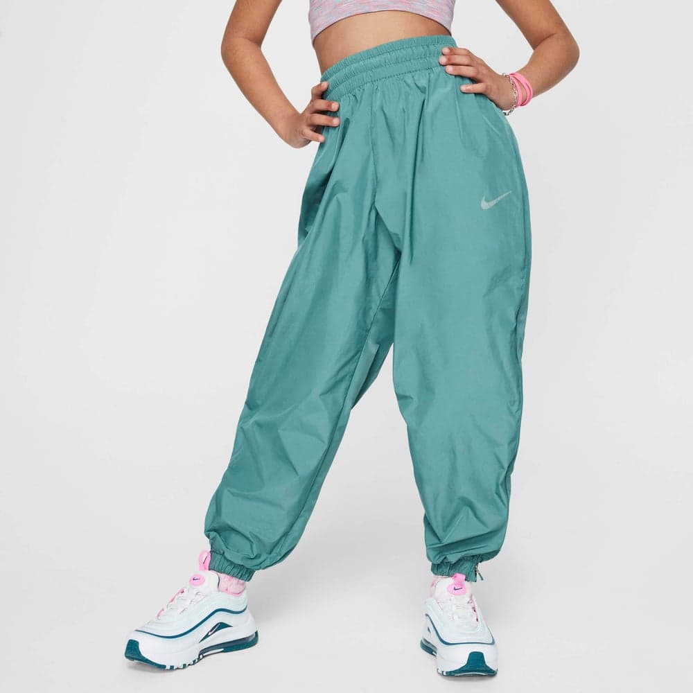 Girls Teal Iridescent Sportswear Trousers - Image 1