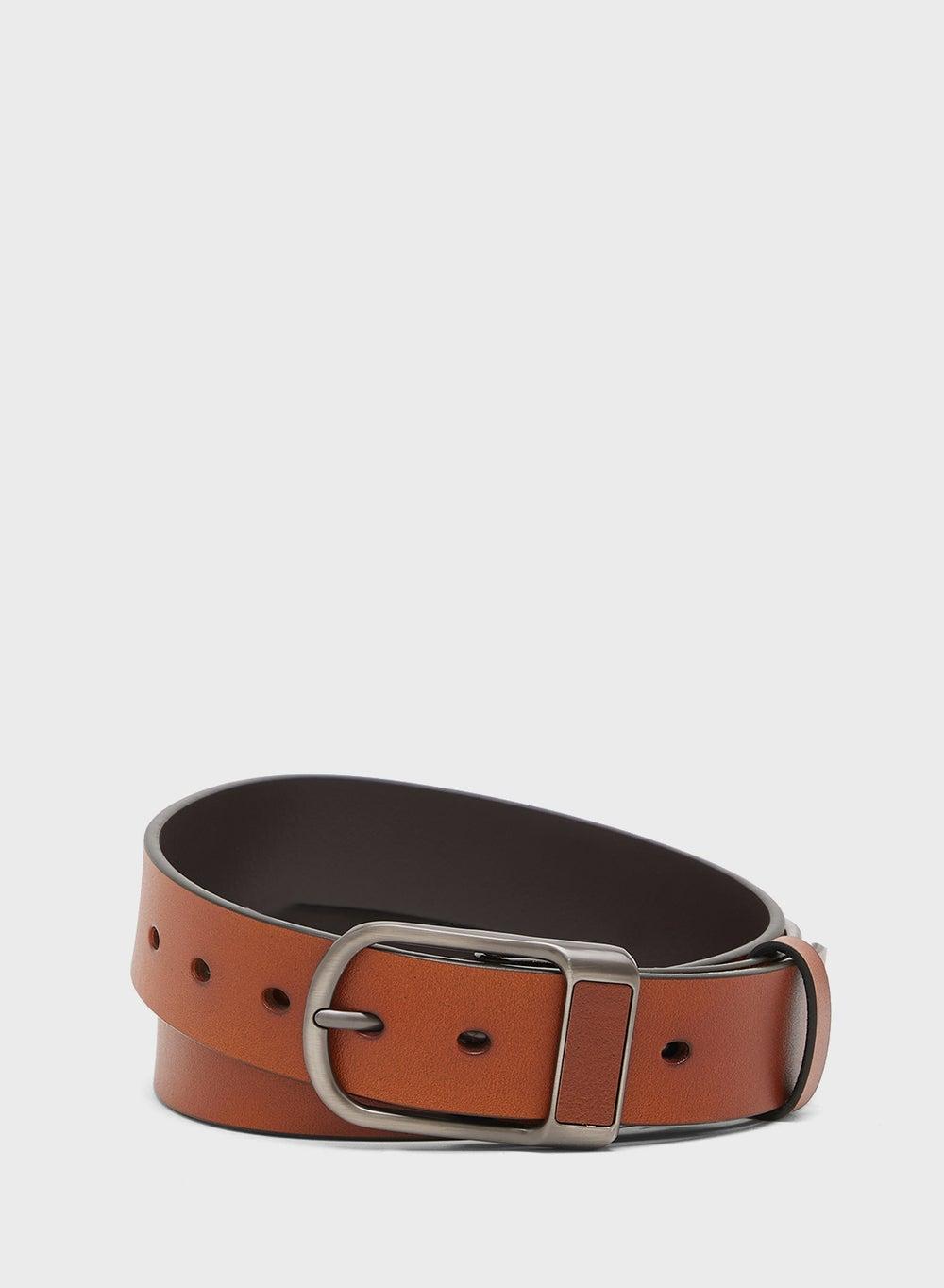 Vb159 Premium Brown Casual Leather Belt - Image 1