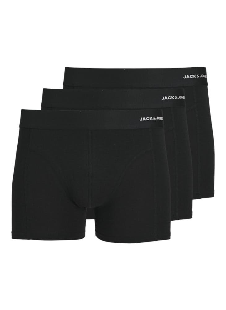 3 Pack Black Trunks Boxer Shorts Viscose Blend - Image 1